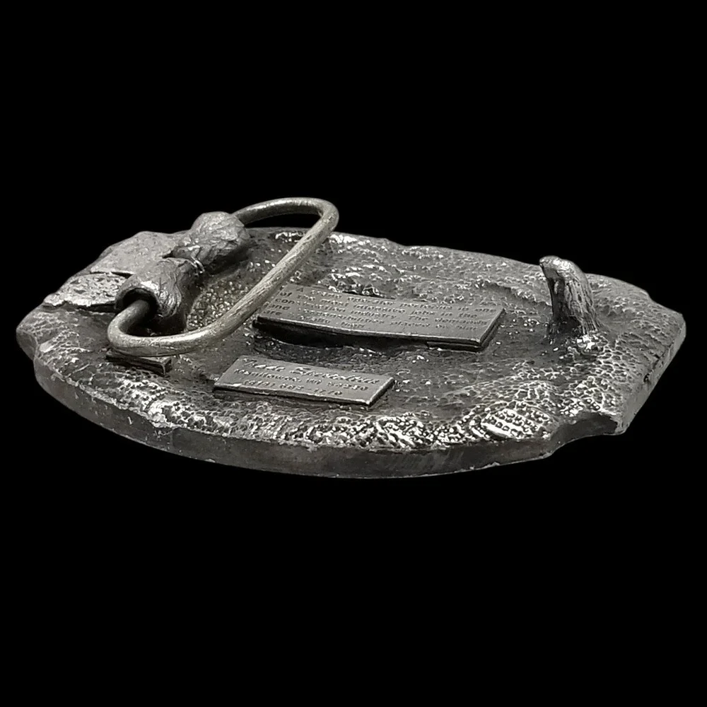 Crane Operator Belt Buckle Construction Heavy Equipment Trade Specialties Pewter